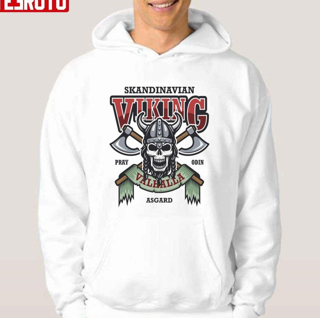 Skandinavian Viking Pray Odin Valhalla Ascard Vikings Unisex T-shirt