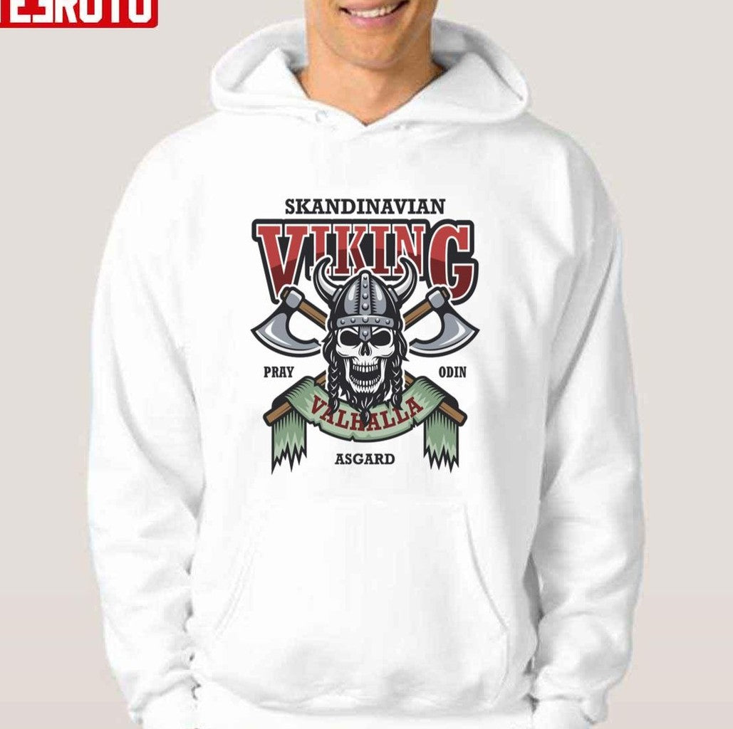 Skandinavian Viking Pray Odin Valhalla Ascard Vikings Unisex T-shirt