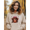 Moody Girl Dark Hair Cow cute shirt