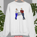 Rwrb Red White And Royal Blue Alex And Henry Silhouette Design Unisex Sweatshirt