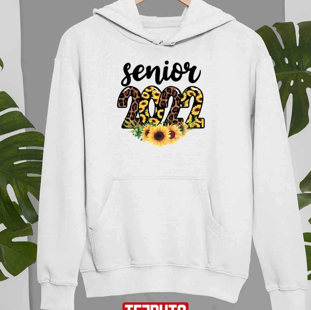 Senior 2022 Sunflower Leopard Unisex T-Shirt