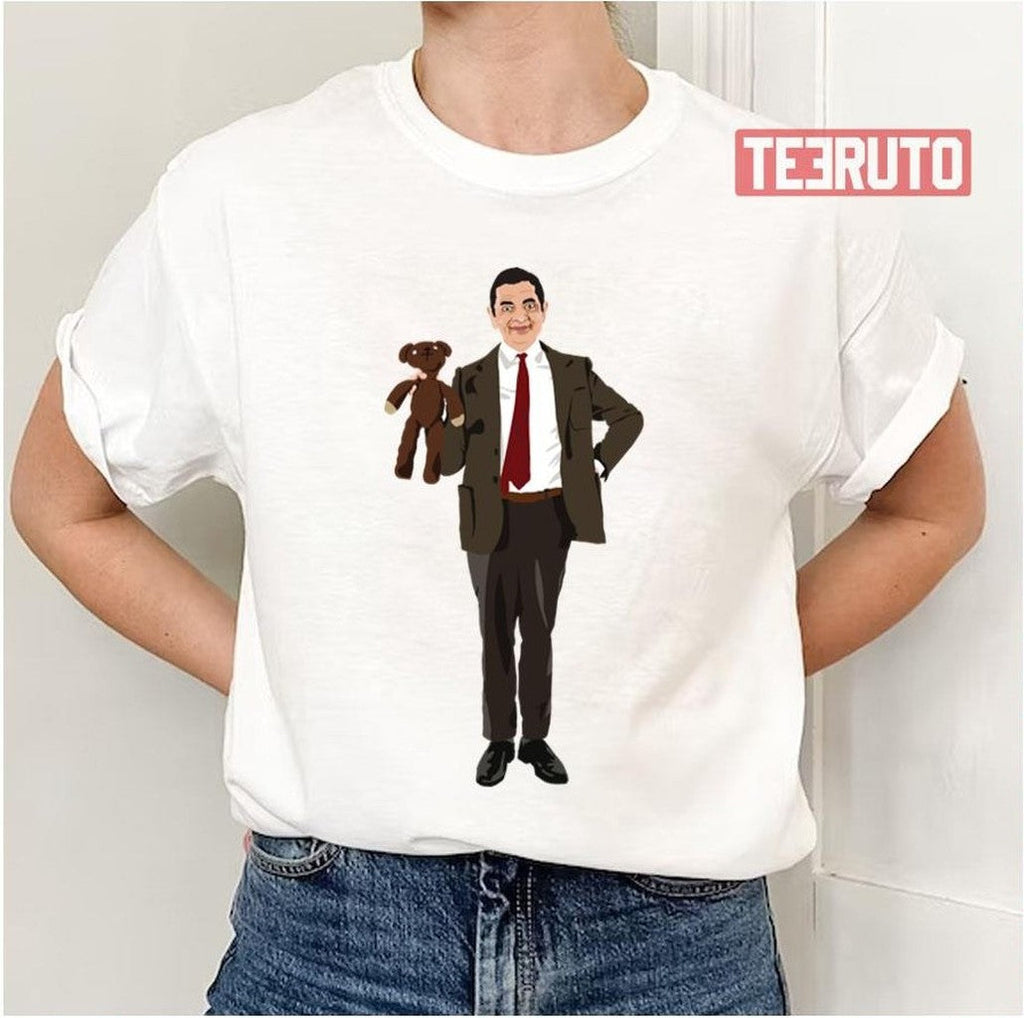 Mr Bean And Teddy Bear Unisex T-Shirt
