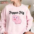 Popper Pig Piggy Unisex Sweatshirt