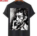 Serge Gainsbourg Noirs Ne Dessin Blanc Graphique Unisex T-Shirt