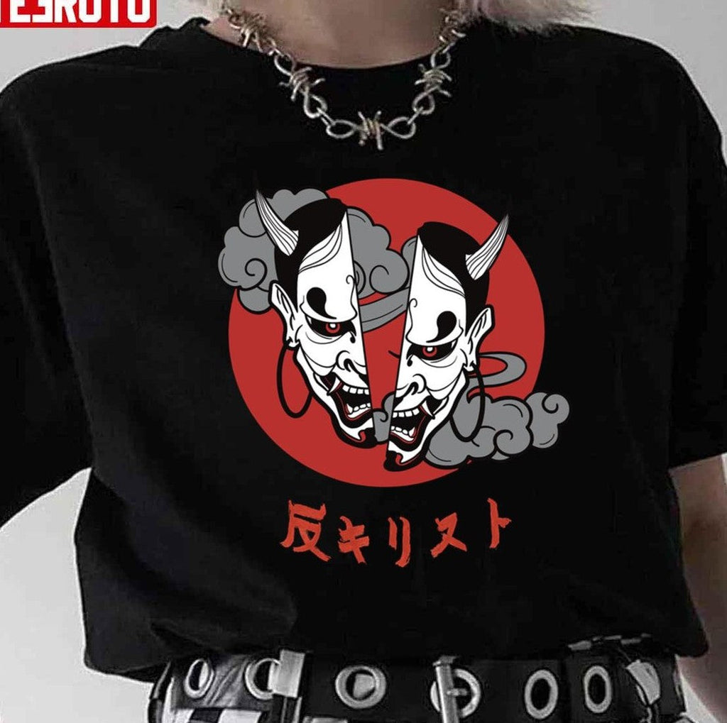 Oni In Japanese Traditional Style Unisex T-Shirt