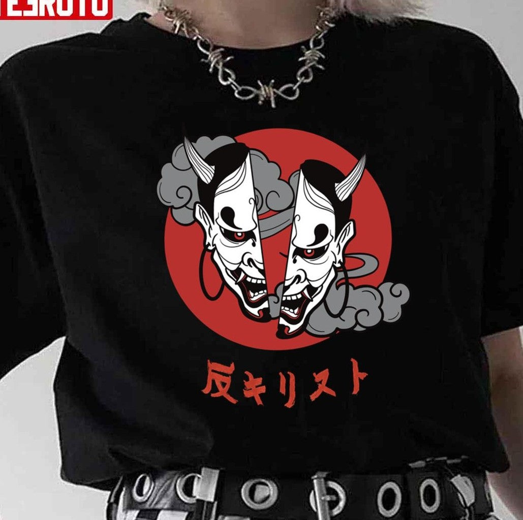 Oni In Japanese Traditional Style Unisex T-Shirt