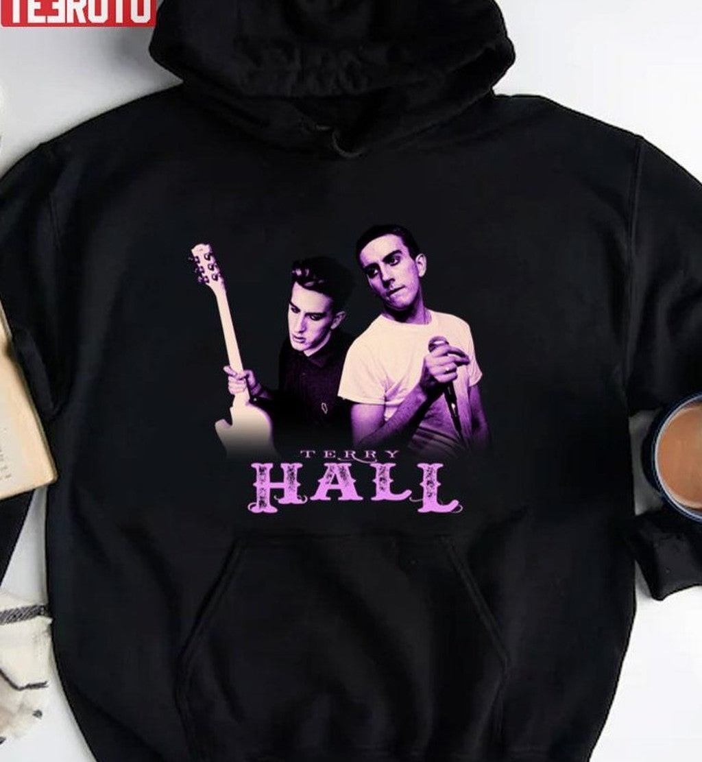 Terry Hall Black &amp; Purple Art The Specials Band Unisex T-Shirt