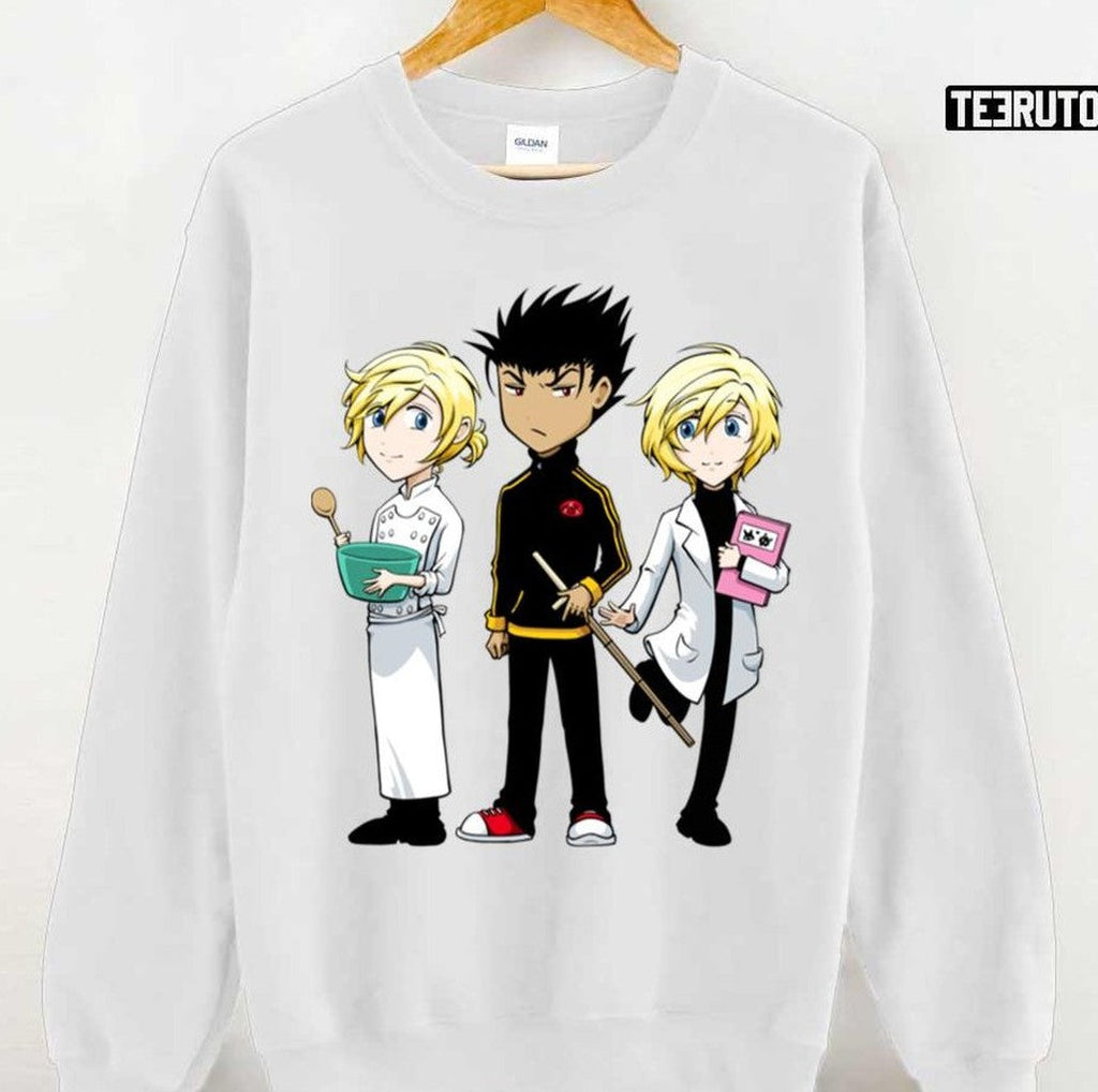 Shiritsu Horitsuba Gakuen Yuui Kurogane And Fai Sensei Tsubasa Reservoir Chronicle Trc Unisex T-Shirt