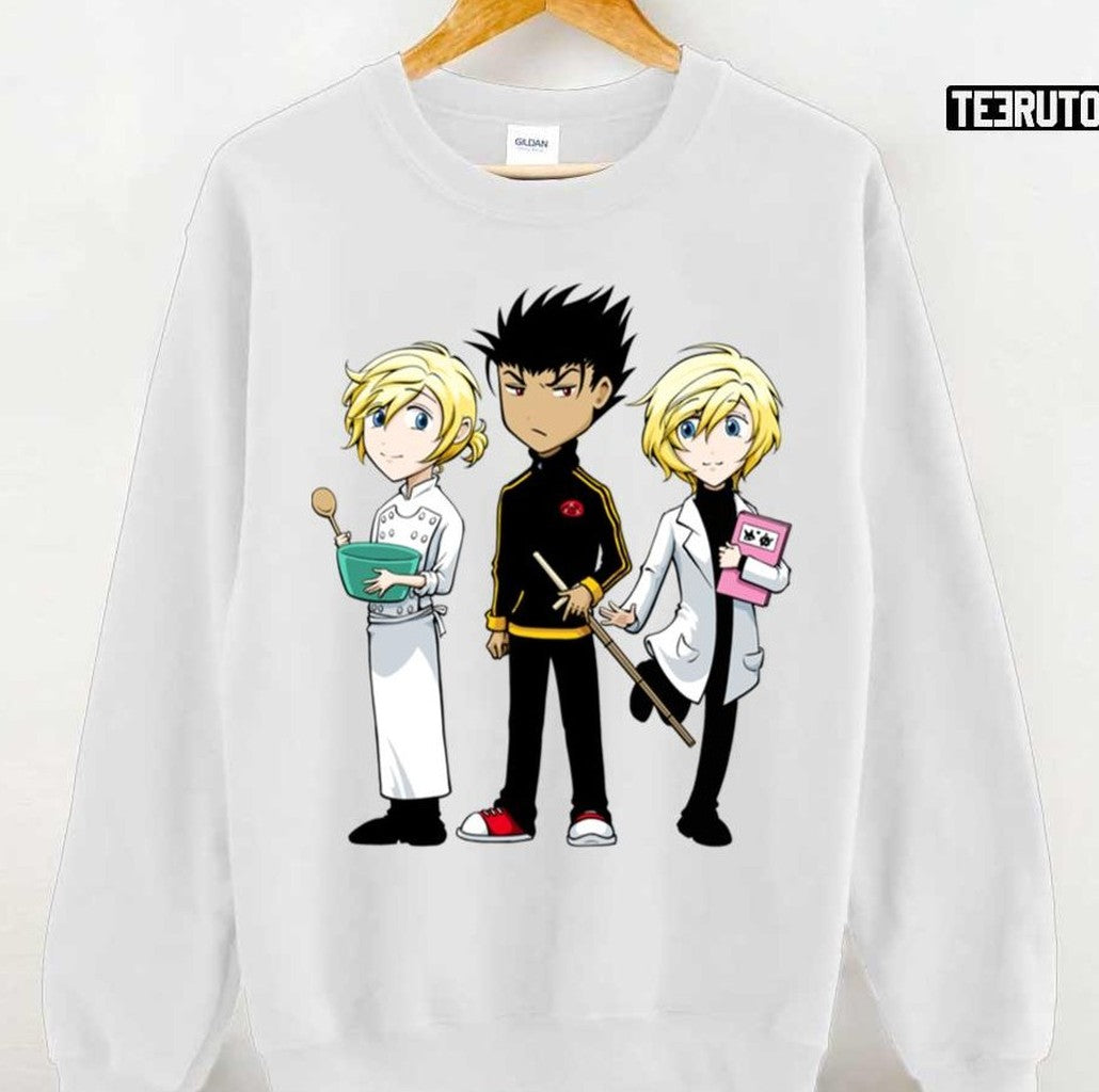 Shiritsu Horitsuba Gakuen Yuui Kurogane And Fai Sensei Tsubasa Reservoir Chronicle Trc Unisex T-Shirt