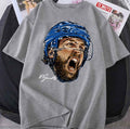Nikita Kucherov Scream Design For Tampa Bay Lightning Fans Unisex T-Shirt