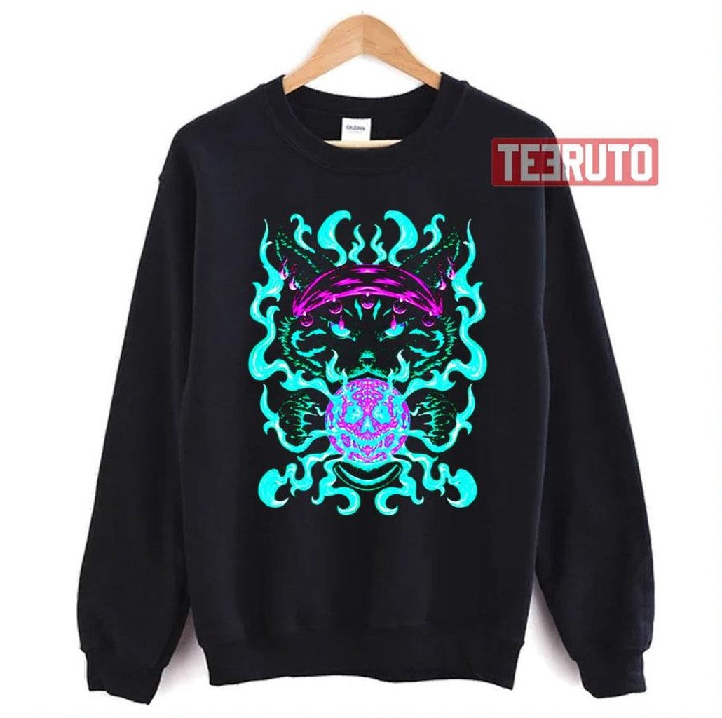 The Fortune Teller Neon Design Unisex T-Shirt