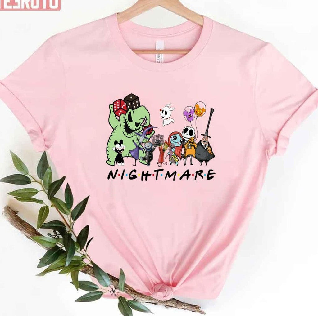 Nightmare Before Christmas Characters Friends Unisex T-Shirt