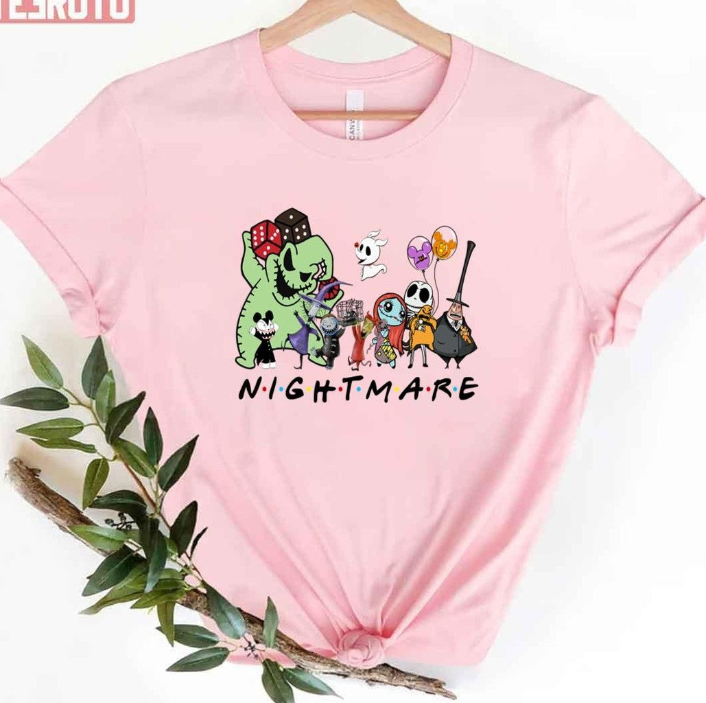 Nightmare Before Christmas Characters Friends Unisex T-Shirt