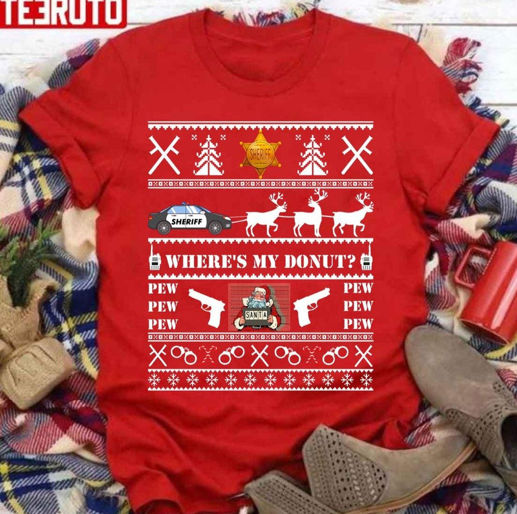 Police Cop Deputy Sheriff Christmas Unisex Sweatshirt
