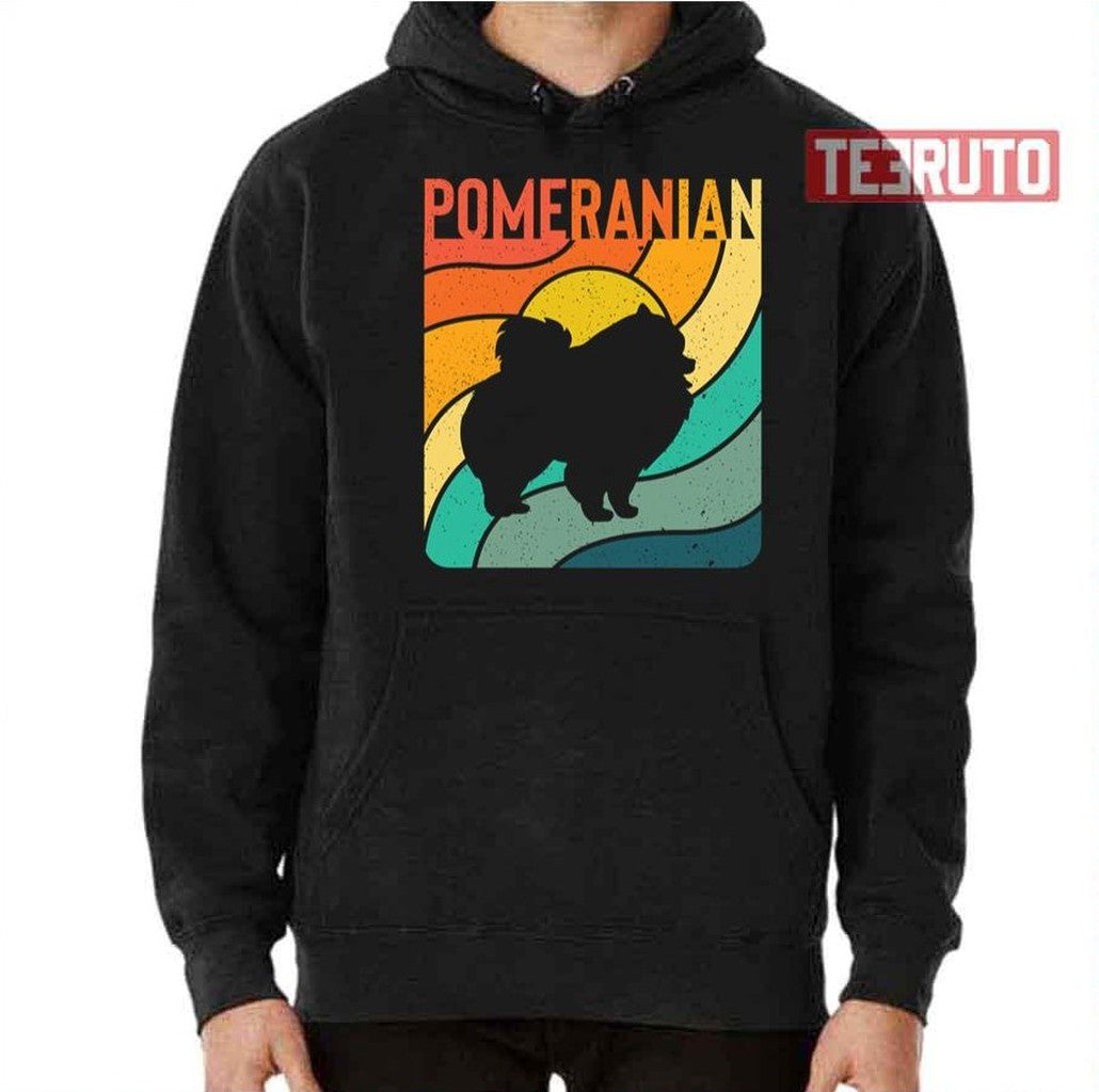 Pomeranian Dog Vintage Pet Lover Unisex T-Shirt