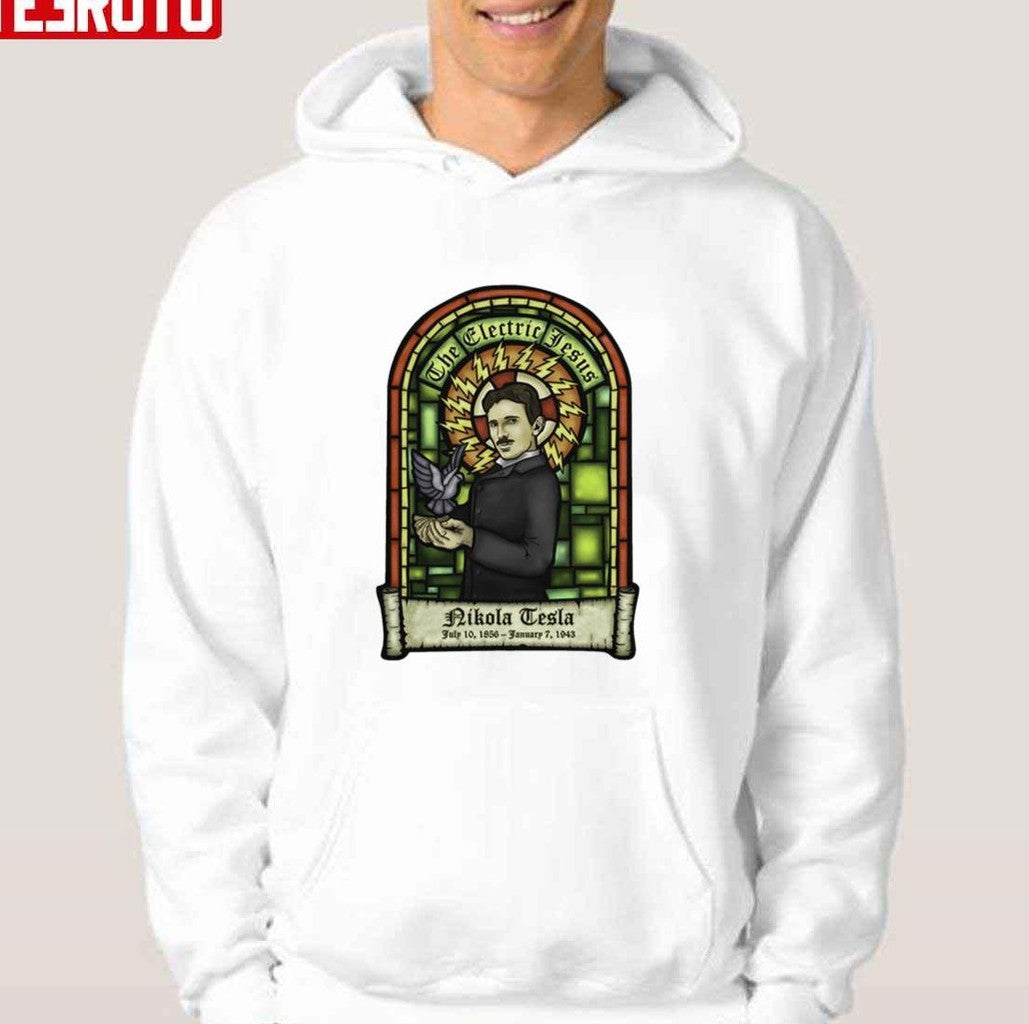 Nikola Tesla Art Vintage Unisex T-Shirt