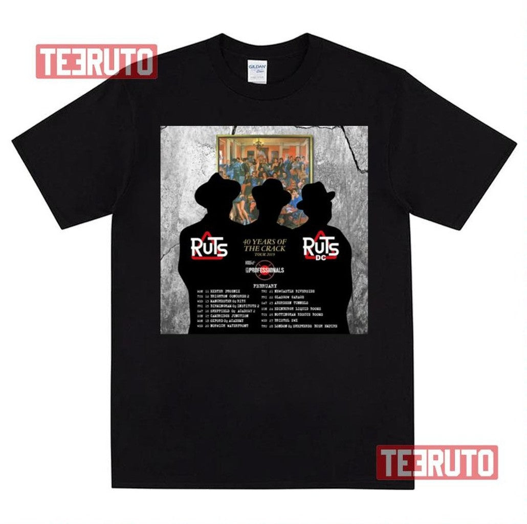 40 Years Of The Crack New Tour Date The Ruts Unisex T-Shirt