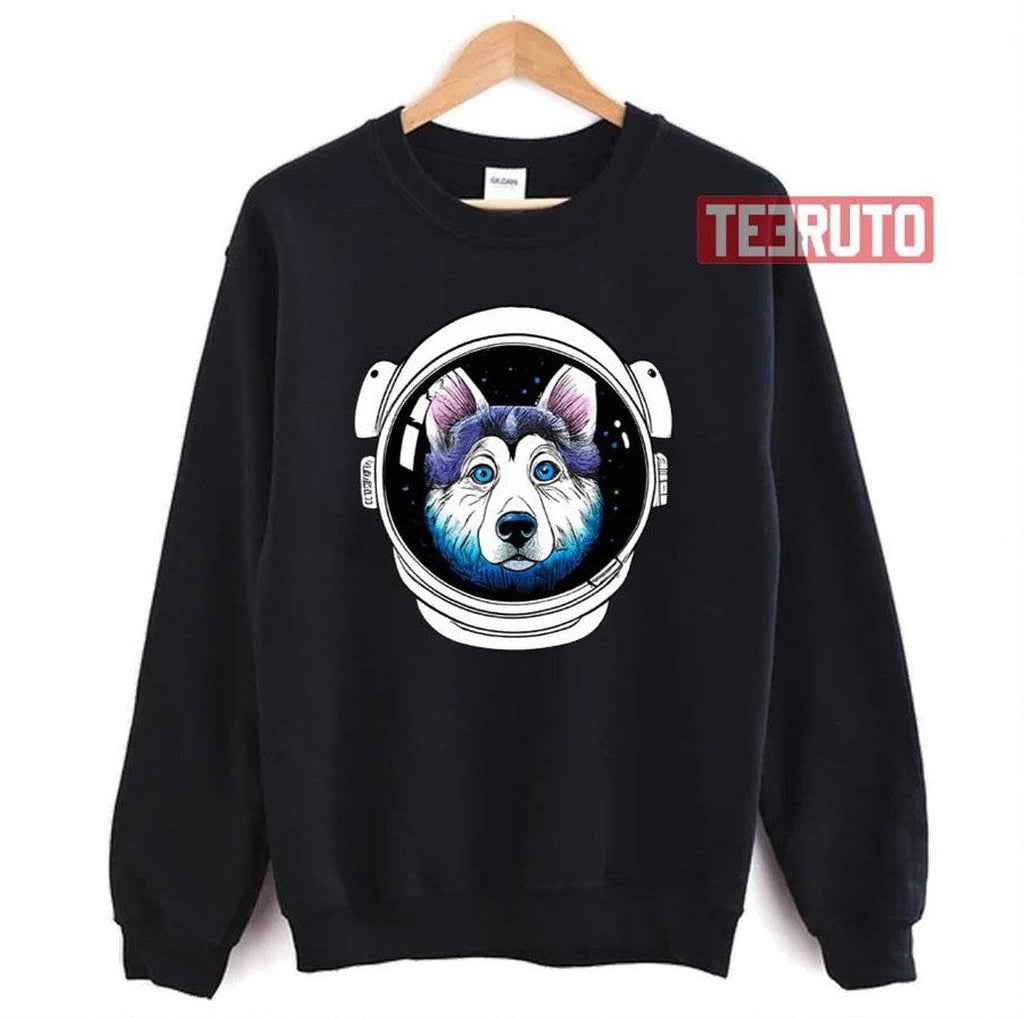 Rover The Astrodog Husky Dog Unisex T-Shirt