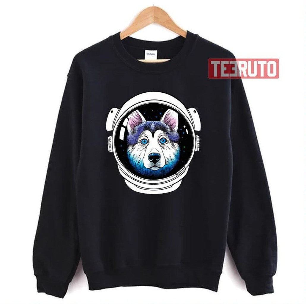 Rover The Astrodog Husky Dog Unisex T-Shirt