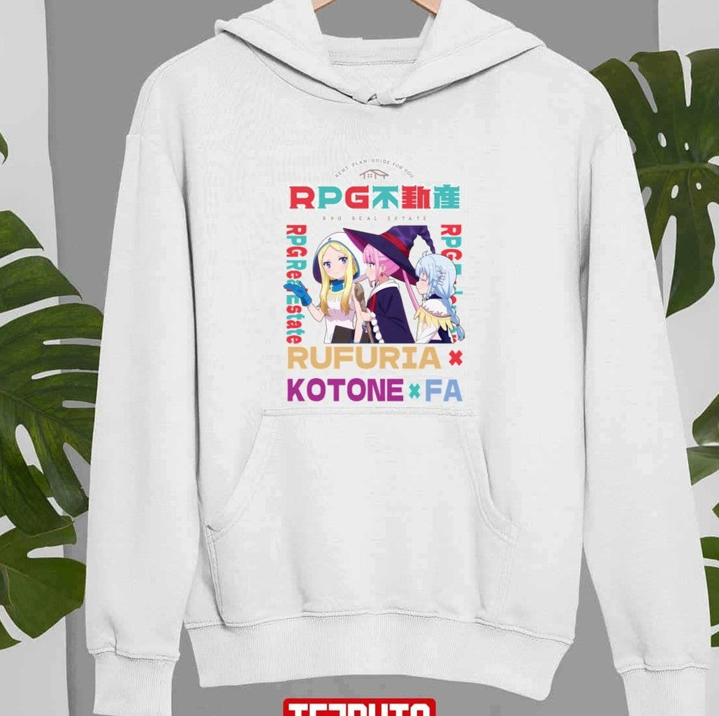Rpg Real Estate Rpg Fudousan Rufuria X Kotone X FA Unisex Sweatshirt