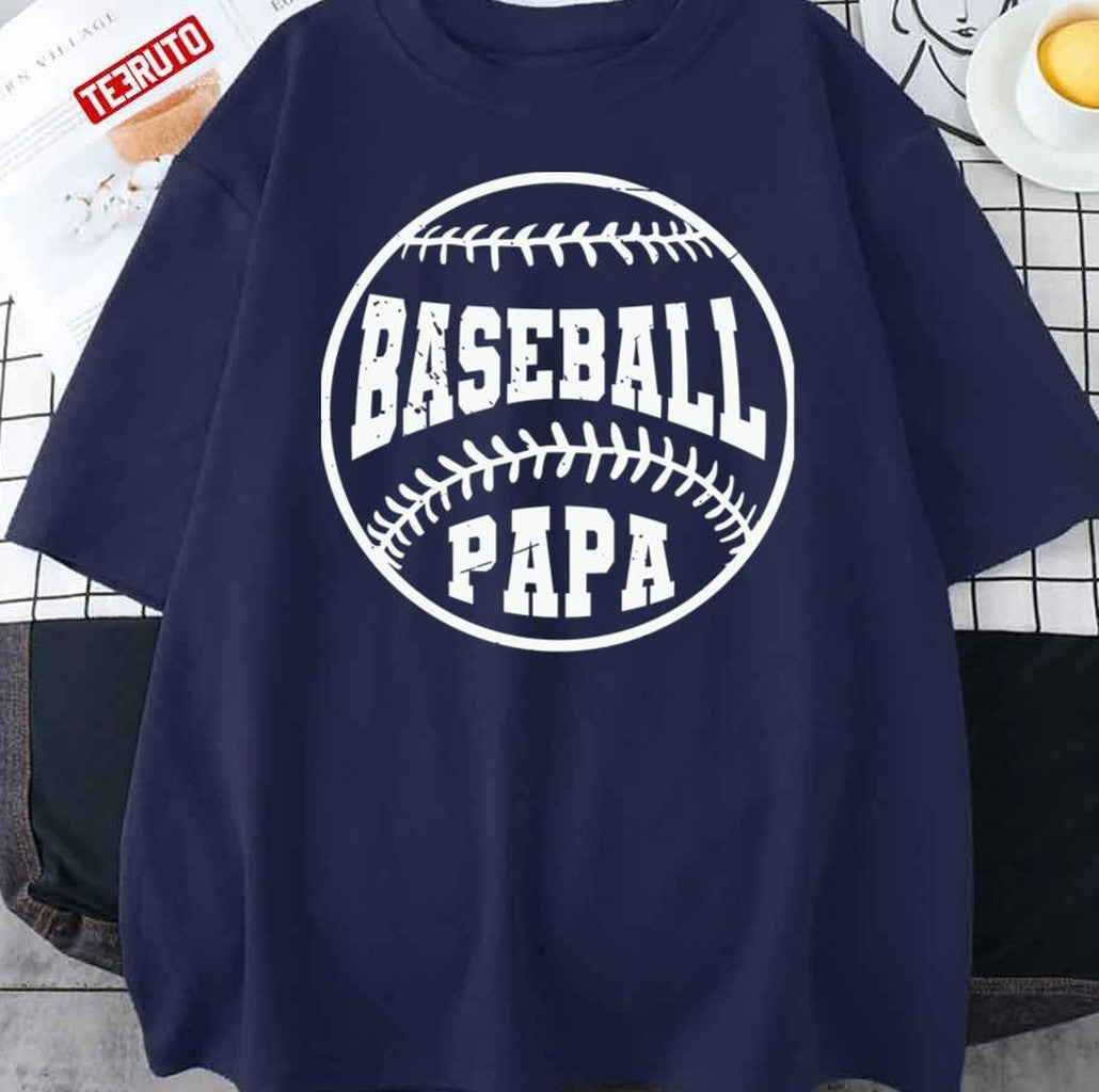 Baseball Papa Father’s Day Unisex T-Shirt