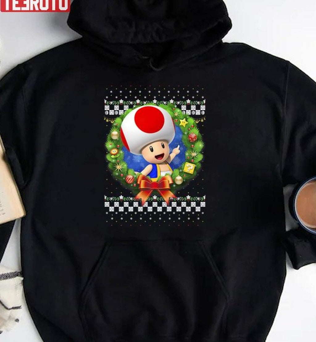 T Christmas Wreath 2023 Sweatshirt