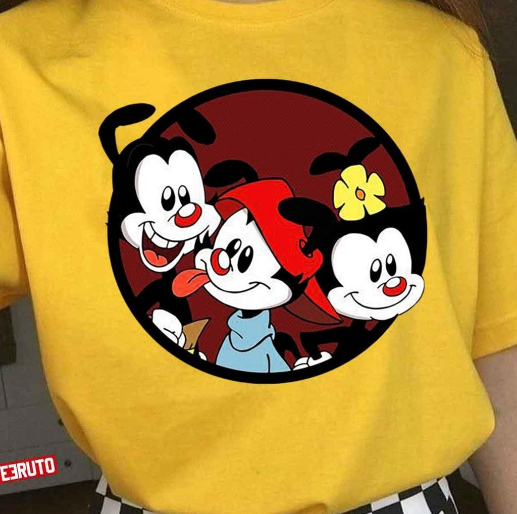 Animaniacs Round Design Unisex T-Shirt