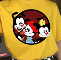 Animaniacs Round Design Unisex T-Shirt