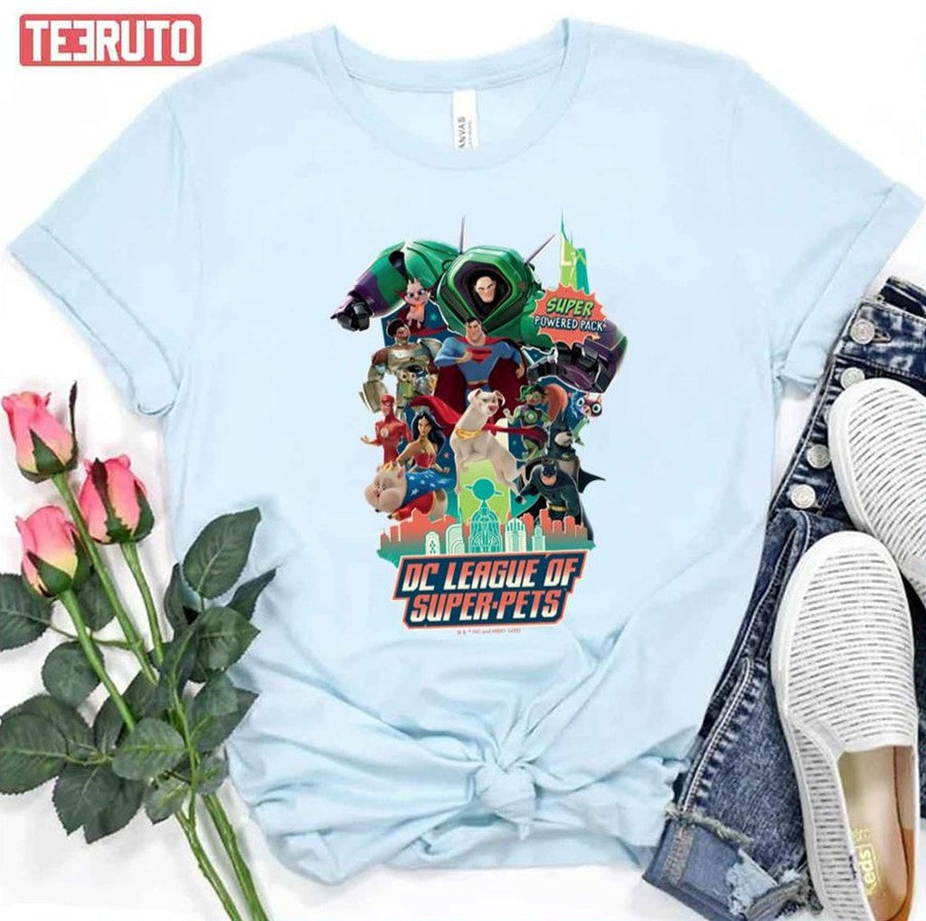 Battle For Metropolis Dc League Of Super Pets Unisex T-Shirt