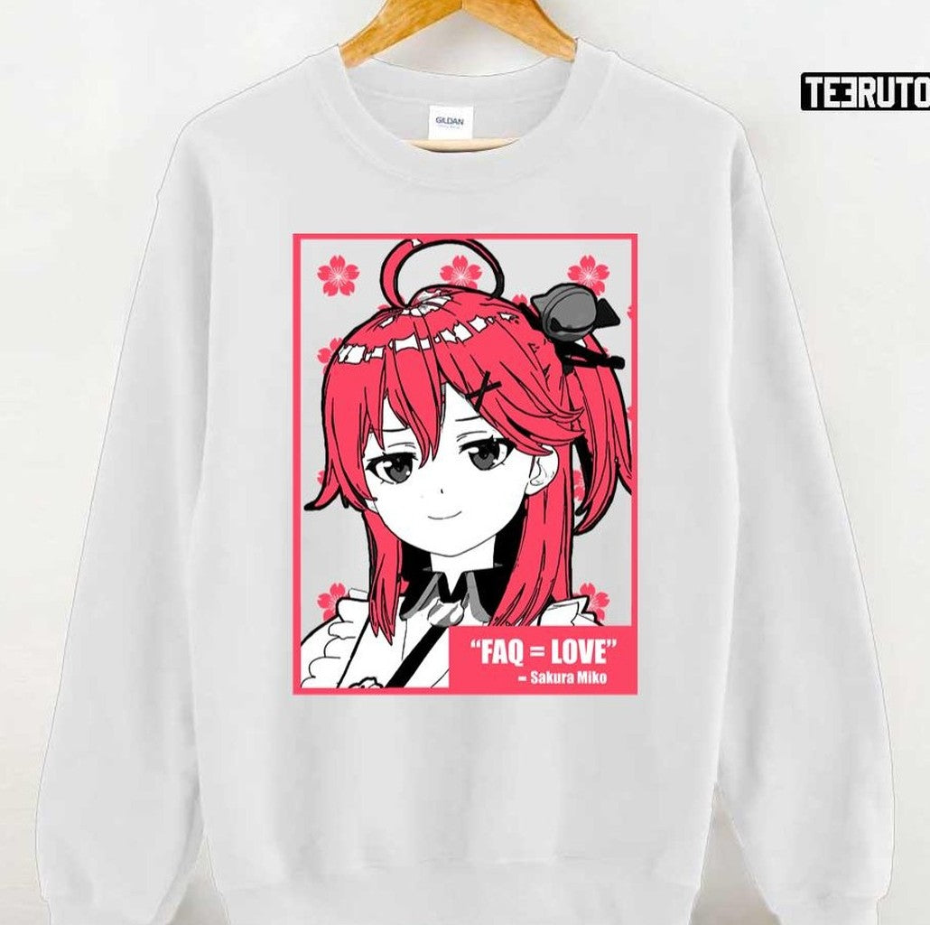 Sakura Miko Faq Pink Hair Hololive Unisex T-Shirt