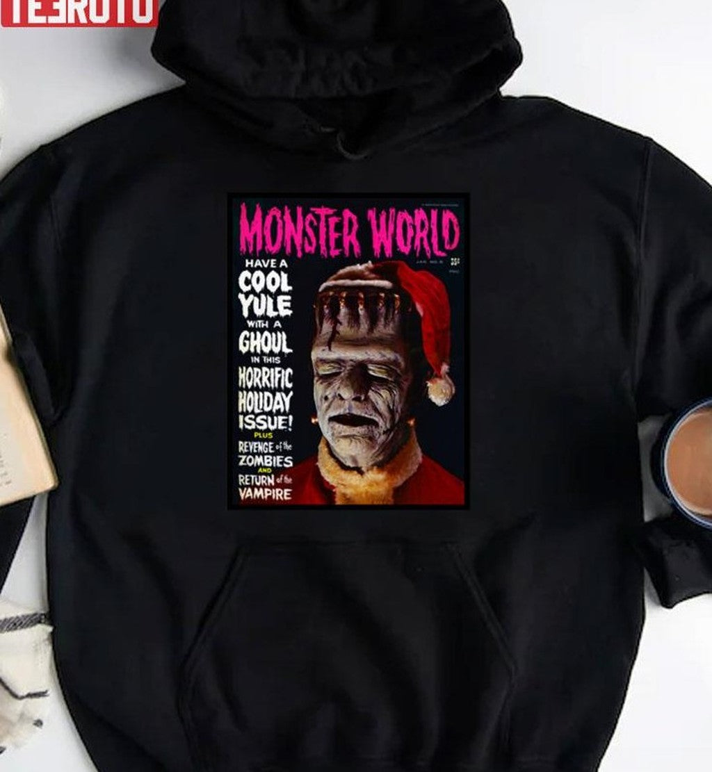 Another Great Monster World Magazine Christmas Cover Unisex Sweatshirt