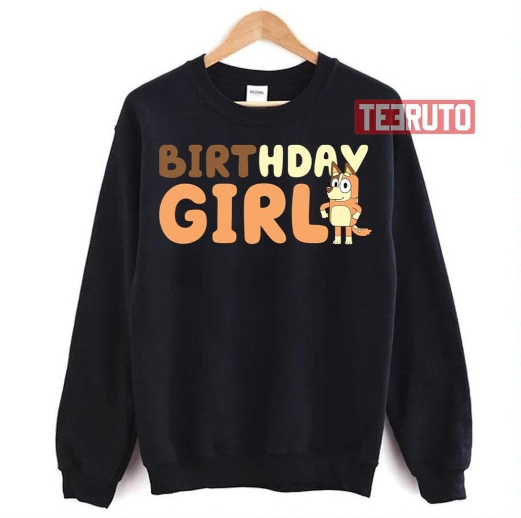 Bingo Birthday Girl Bluey Unisex T-Shirt
