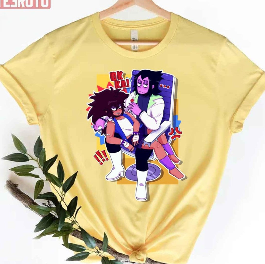 Ok Ko Let's Be Heroes Professor Venomous And Tko Unisex T-Shirt
