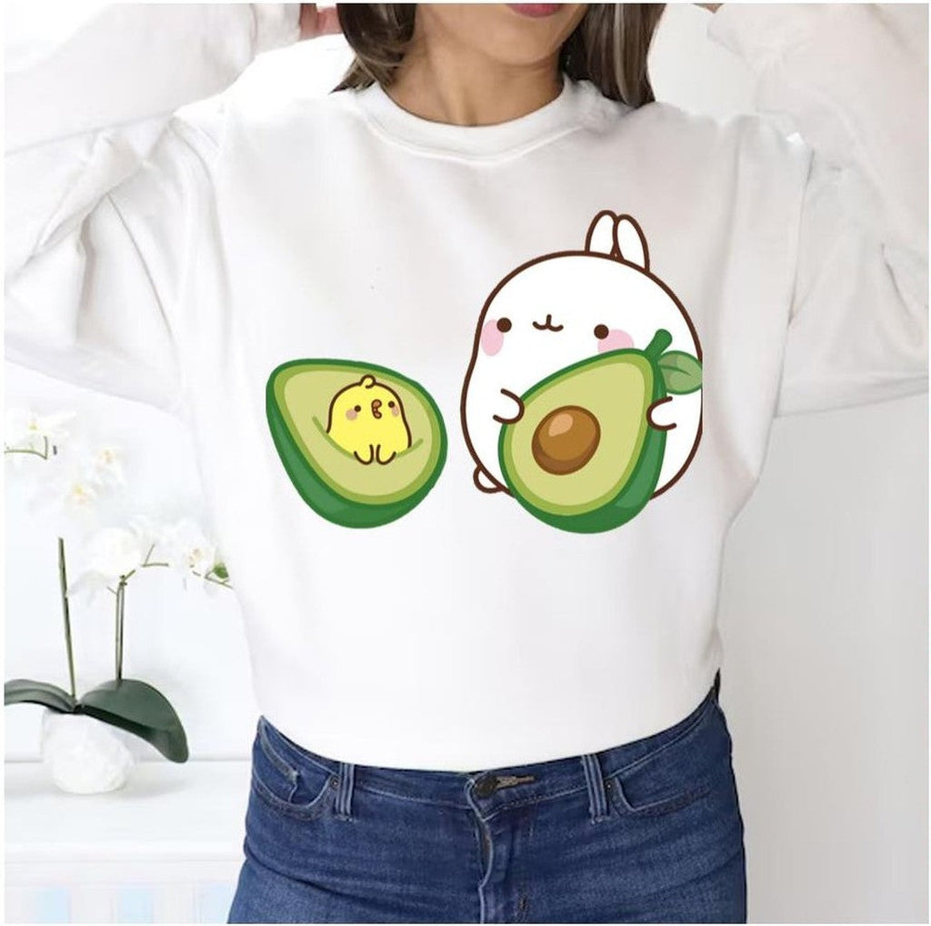Avocado Design Molang &amp; Piu Piu Unisex Sweatshirt