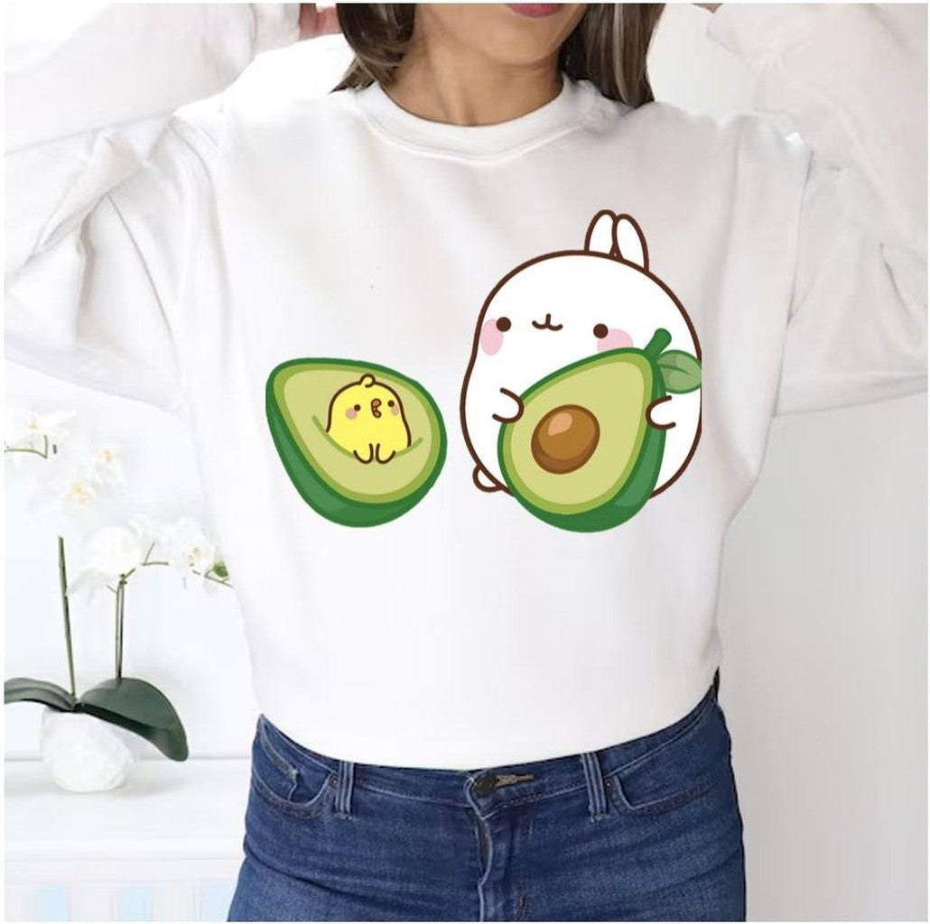 Avocado Design Molang &amp; Piu Piu Unisex Sweatshirt