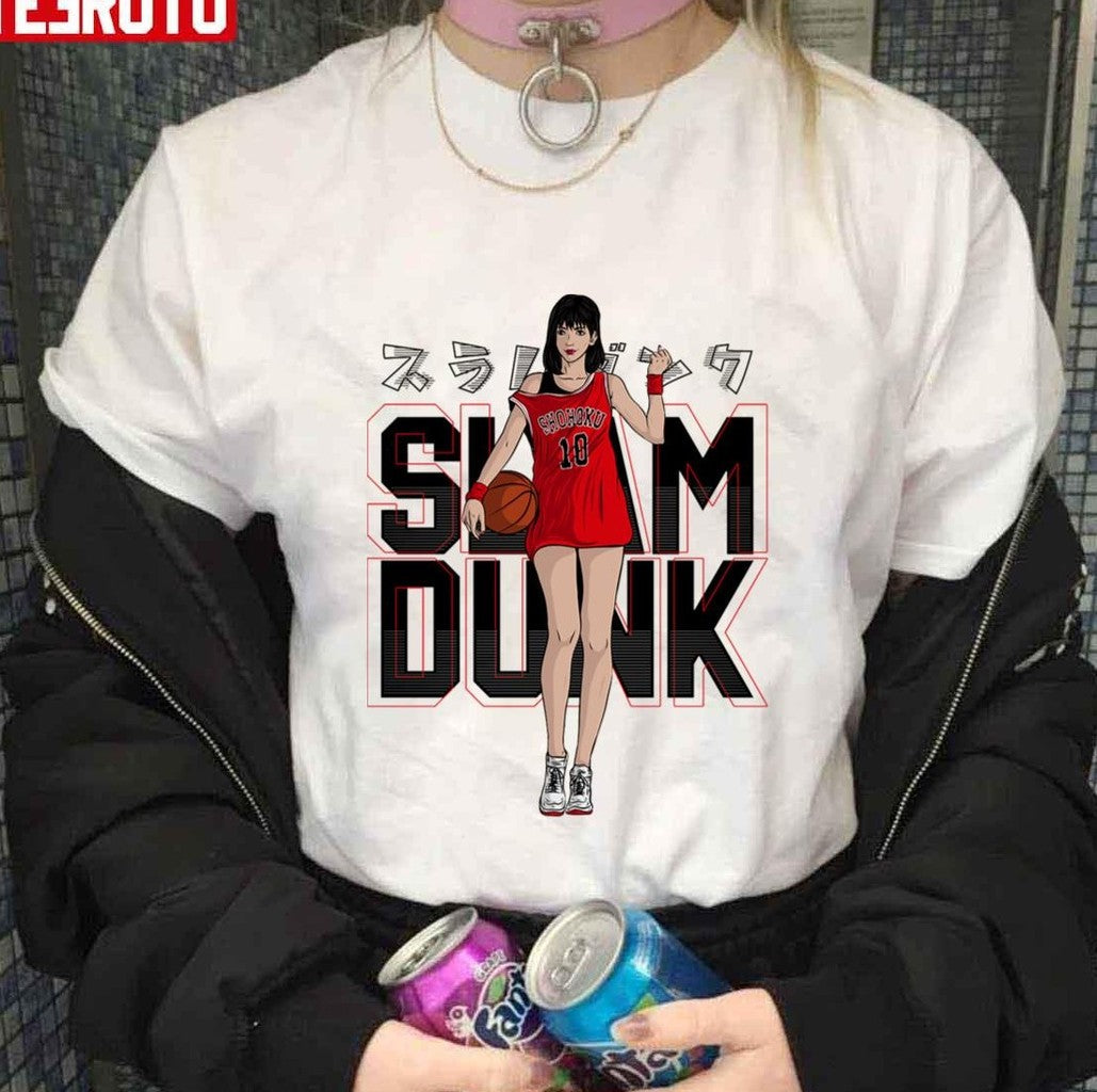 Basketball Girl Slam Dunk Girl Unisex T-Shirt