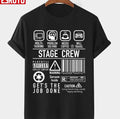 Super Funny Stage Crew Backstage Tech Week Theatre Unisex T-Shirt