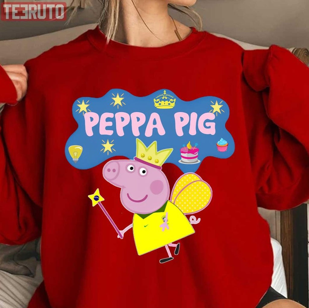 Prince Peppa Funny Fairy Unisex T-Shirt