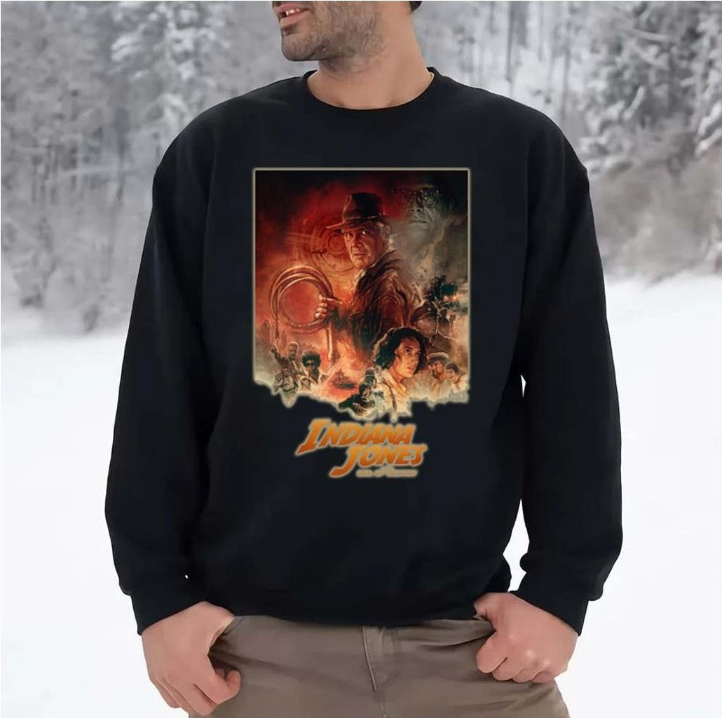 The Graphic Indiana Jones And The Dial Of Destiny Unisex Sweatshirt