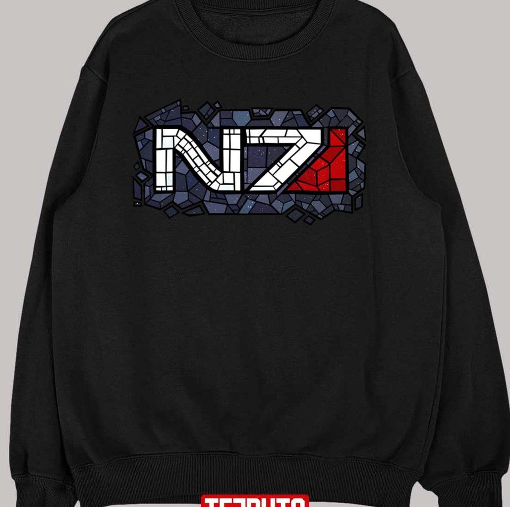 Mosaic N7 Mass Effect Unique Art Unisex T-shirt