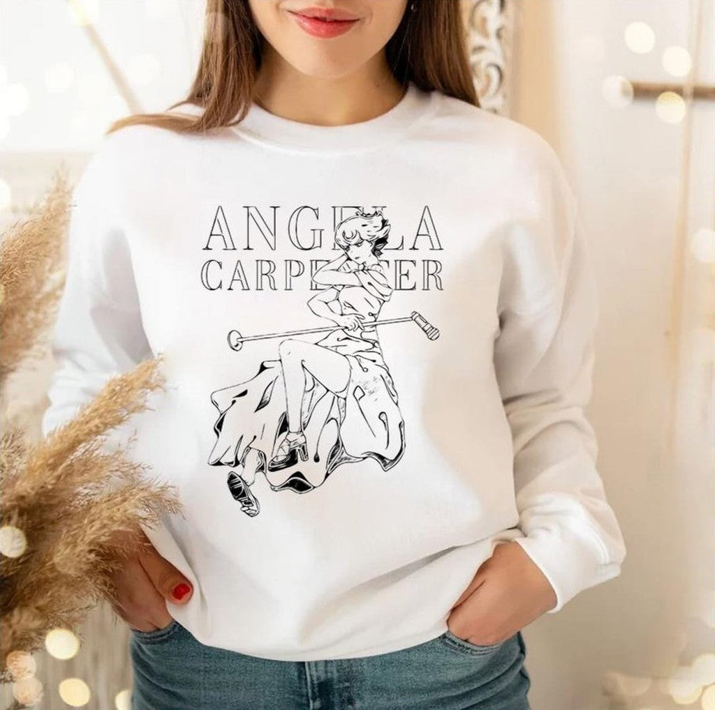 Mono White Art Carole And Tuesday Unisex Sweatshirt