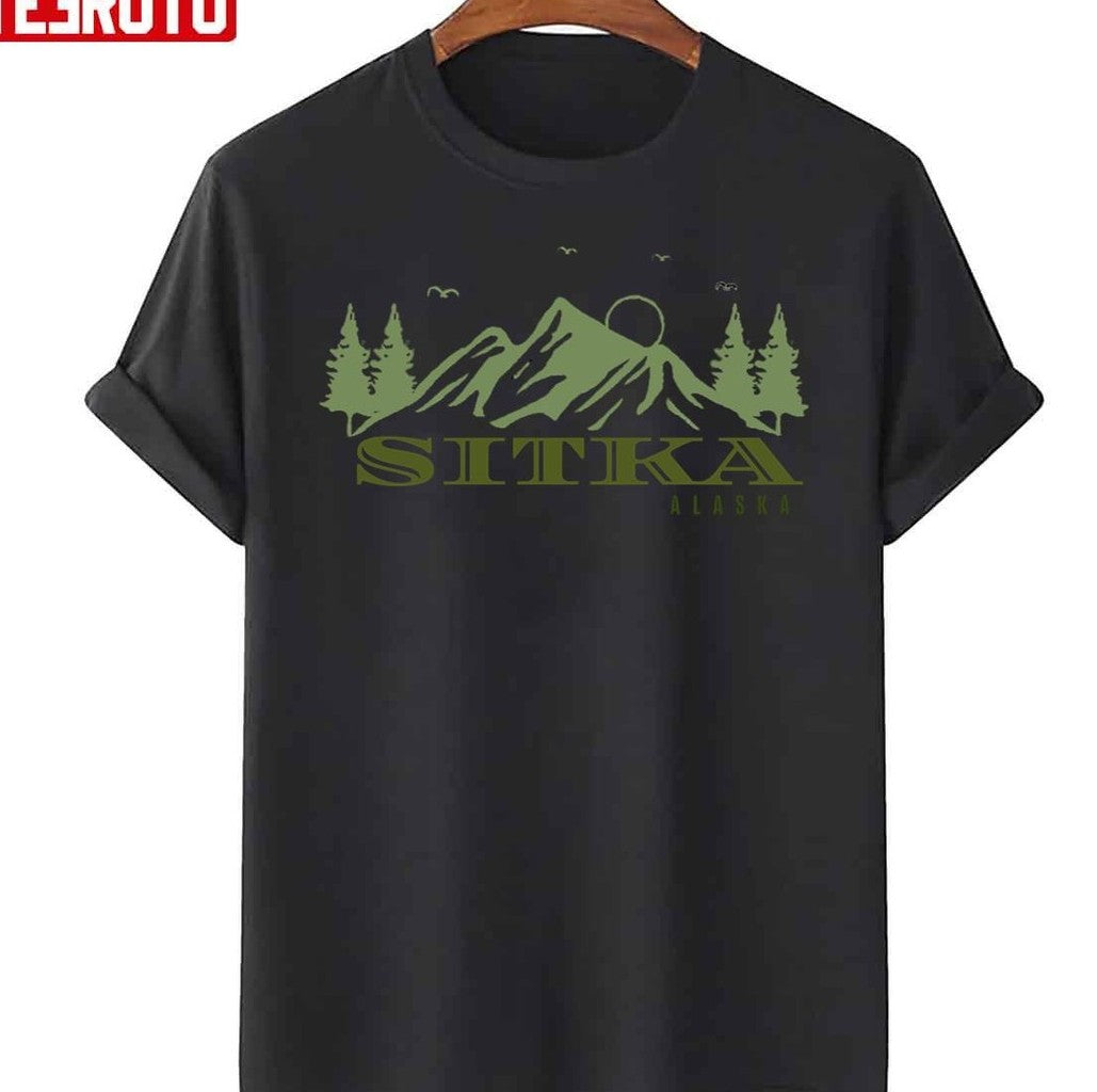 Sitka Alaska Mountain Unisex T-Shirt