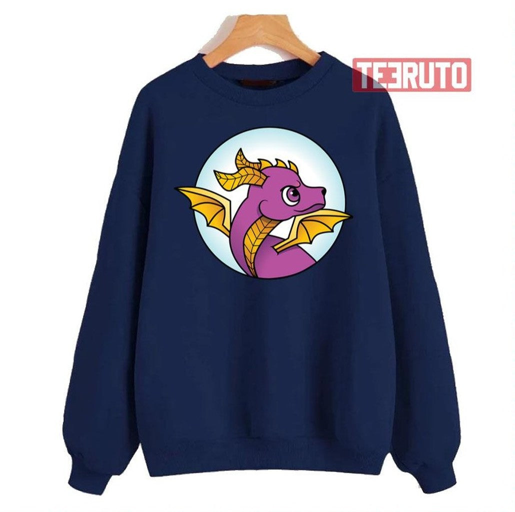 Sassy Purple Dragon Spyro The Dragon Unisex Sweatshirt