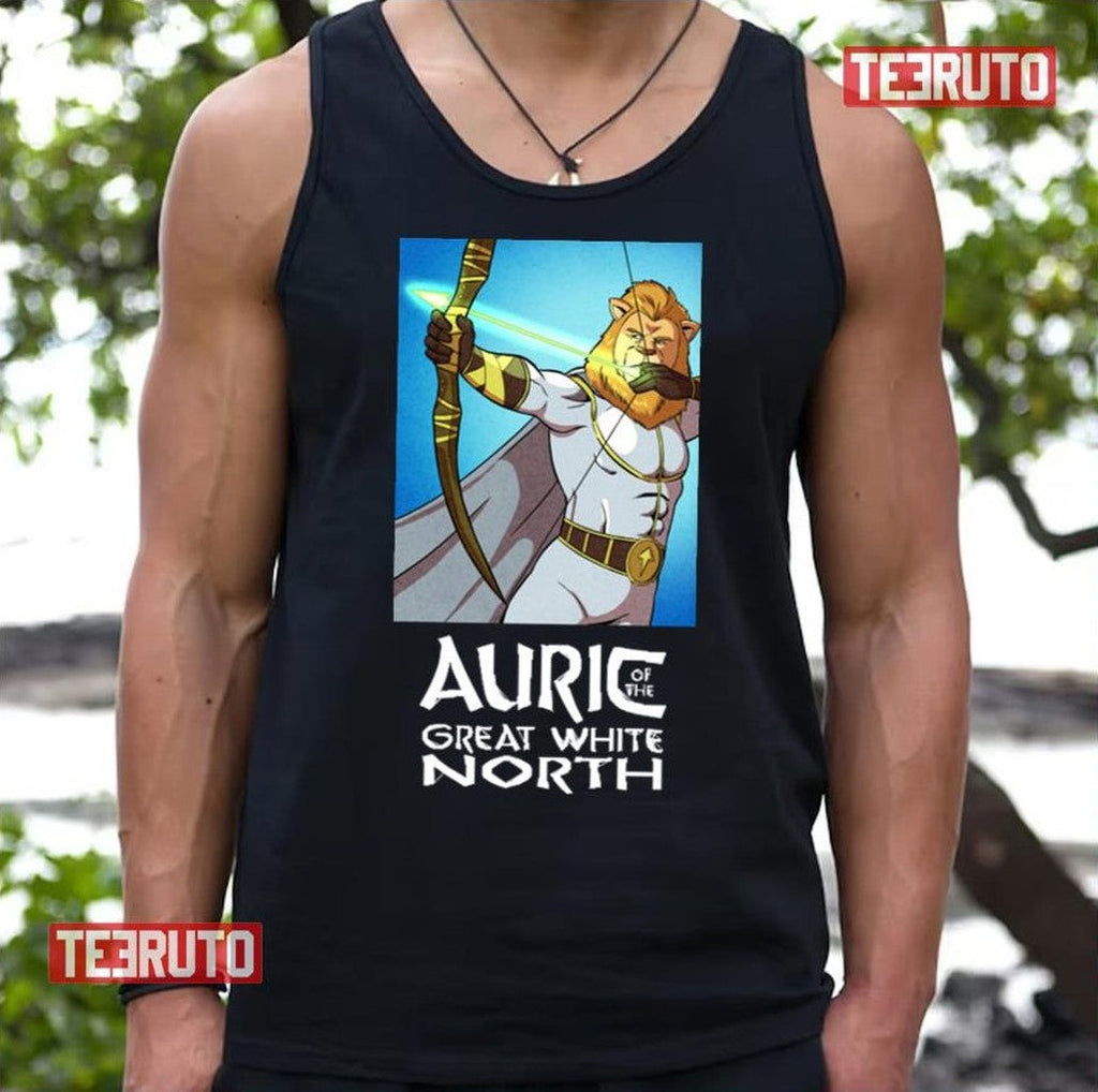 Aurie Great White North Old School Unisex T-Shirt
