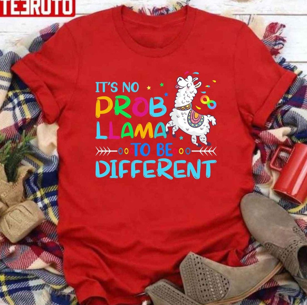 No Prob Llama To Be Different Unisex Sweatshirt