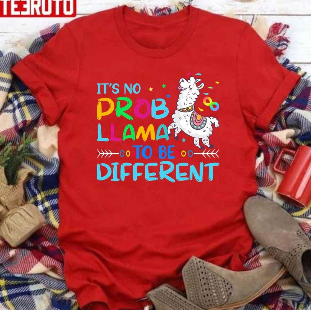 No Prob Llama To Be Different Unisex Sweatshirt