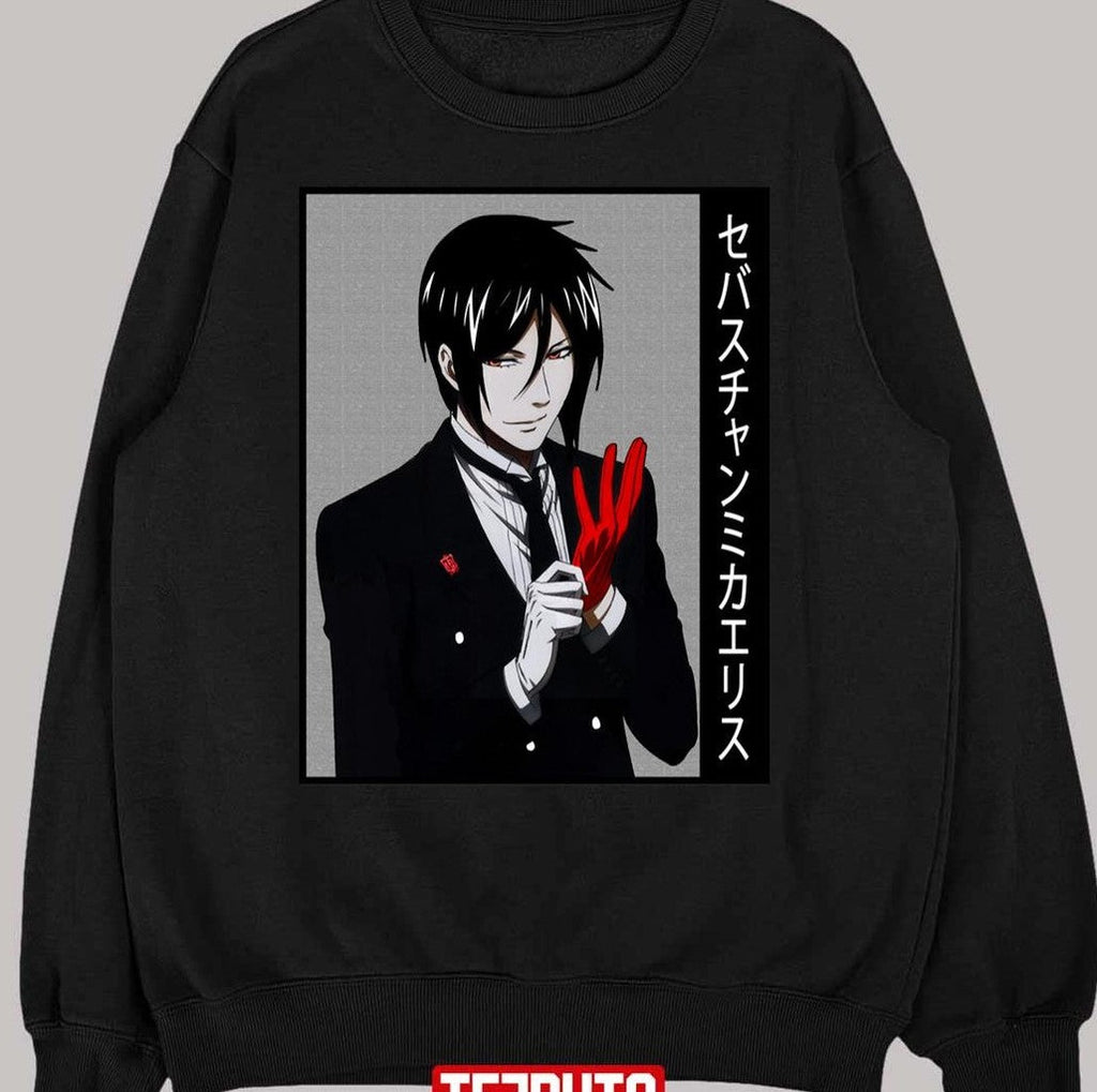 Sebastian Black Butler Anime Dark Unisex T-Shirt