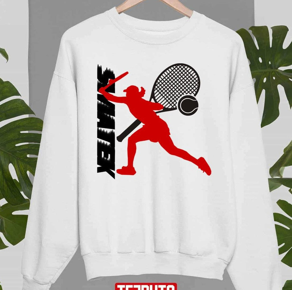 Polish Tennis Player Iga Swiatek Fanart Unisex Sweatshirt
