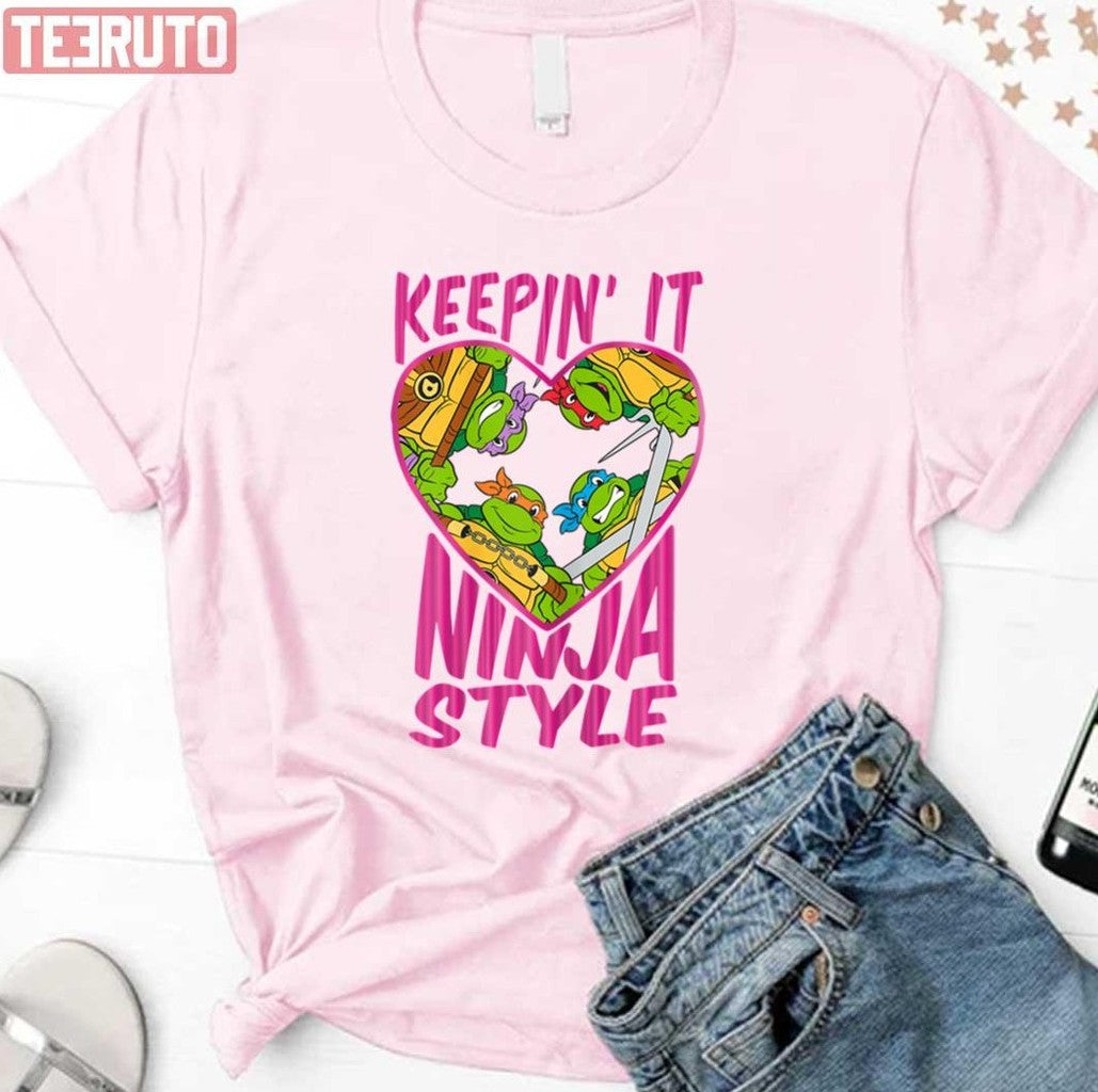 Nage Mutant Turtles Keepin It Ninja Style Unisex Sweatshirt