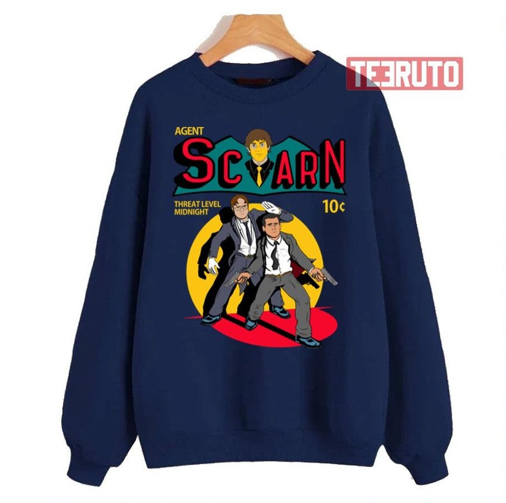 Scarn Comic The Office Dwight And Scott Unisex Sweatshirt